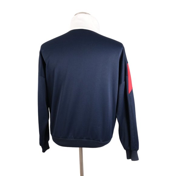 Vintage MacGregor Jacket Mens L Full Zip Track Warm Up Red White & Blue - Picture 6 of 11
